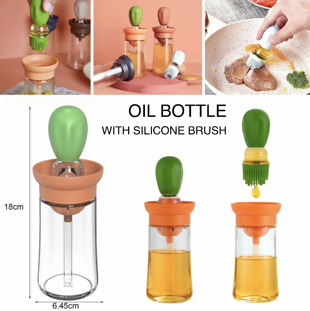 Oil Bottle Brush