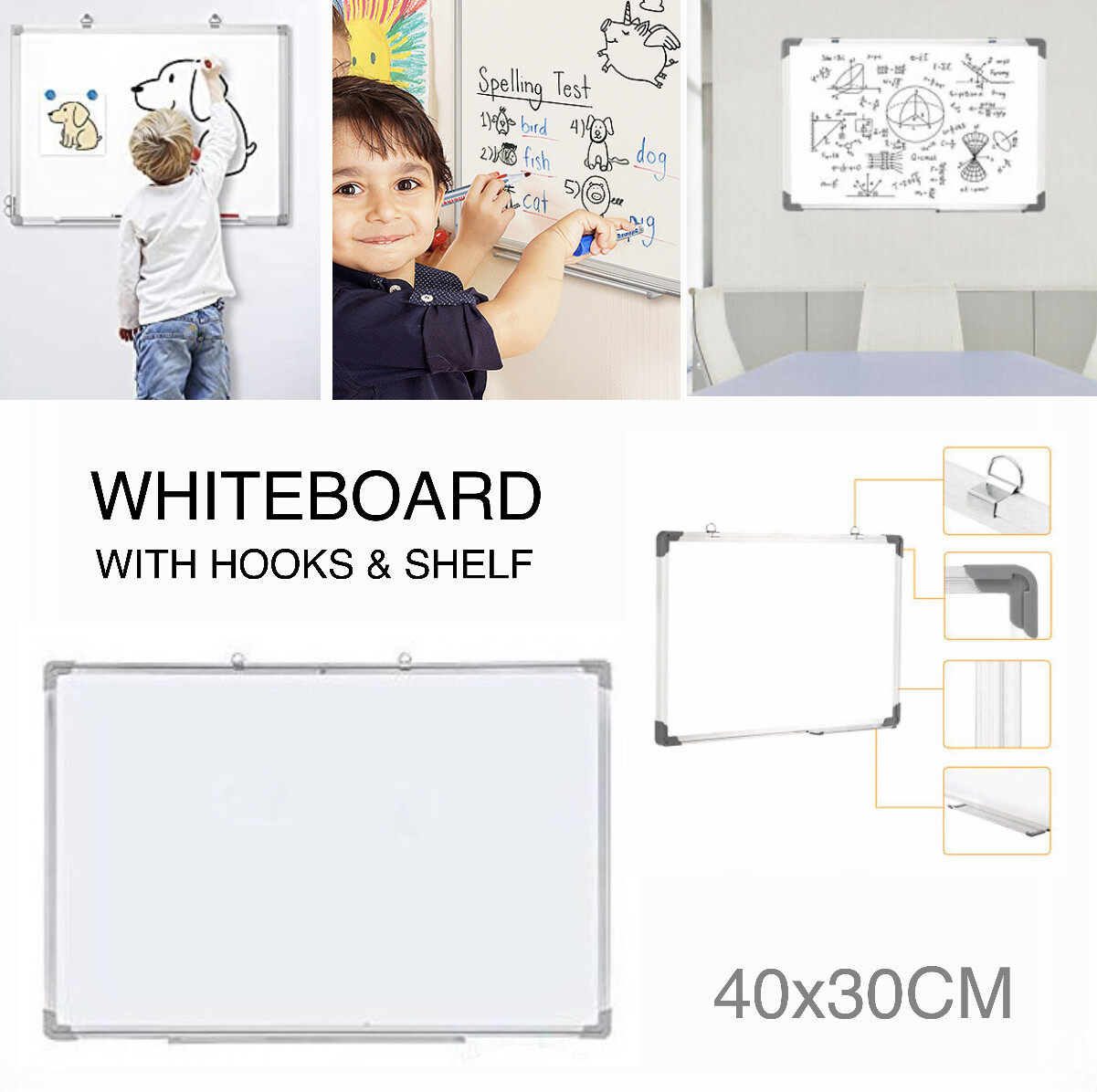 Double-Sided Whiteboard