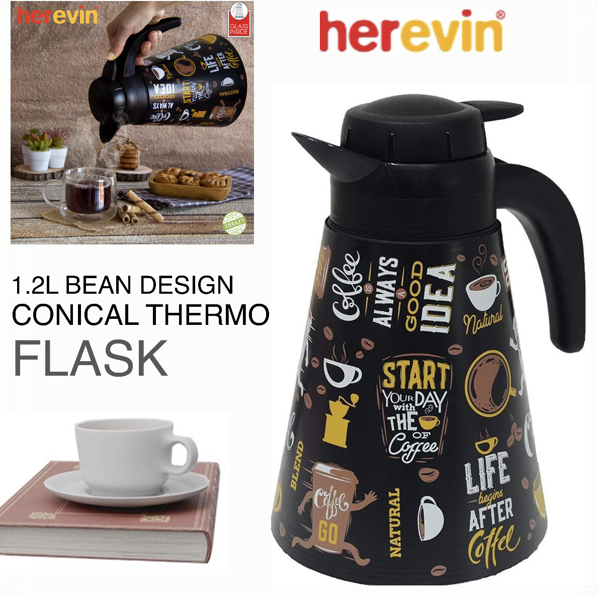 HEREVIN Flask 1.2L