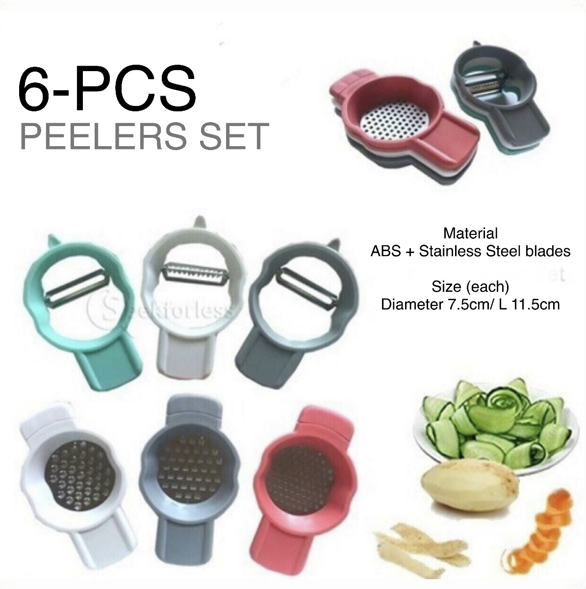 6-Pcs Peeler Set