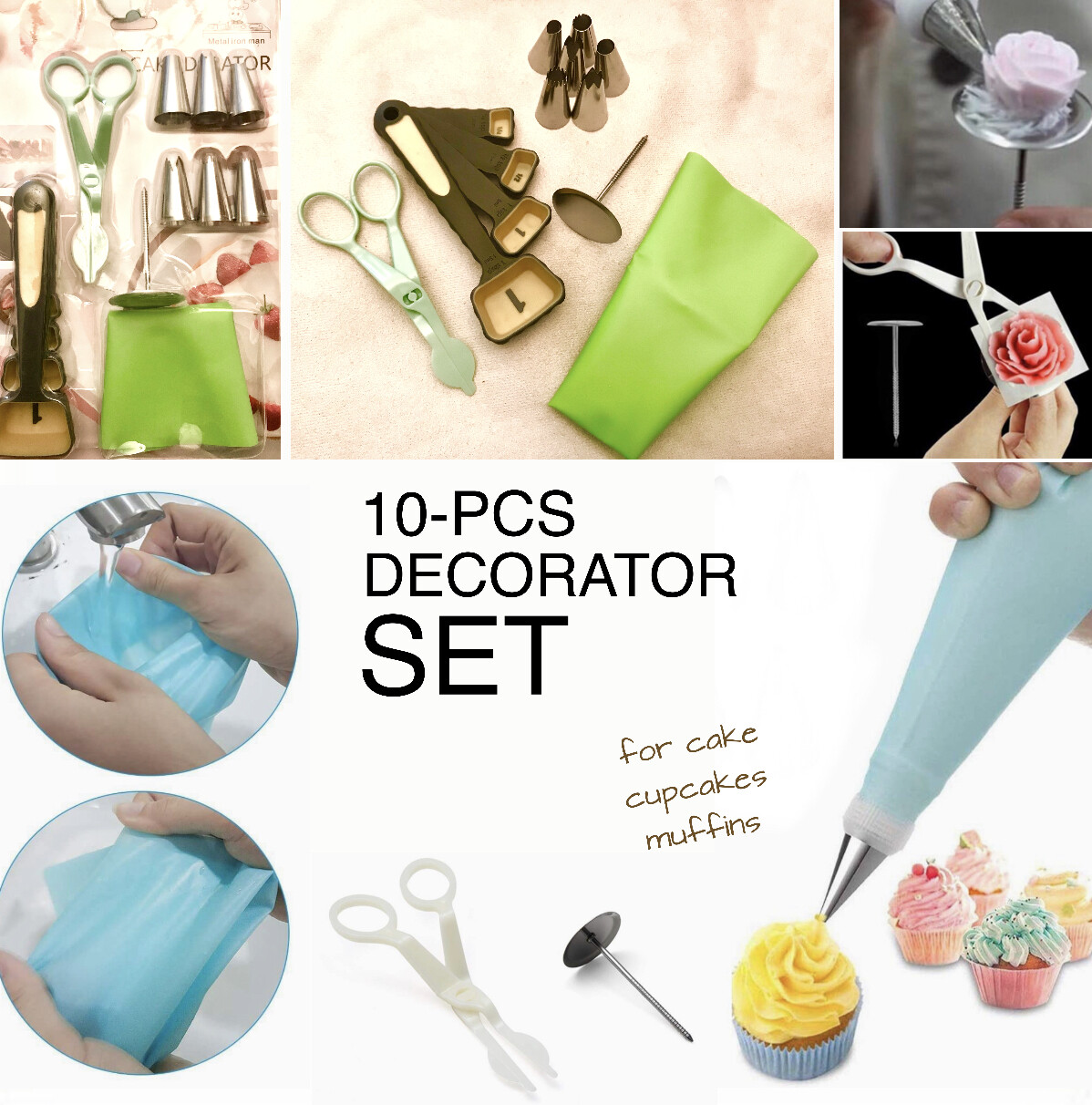 10-Pcs Decorator Set