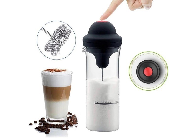 Glass Frother Cup 450ml
