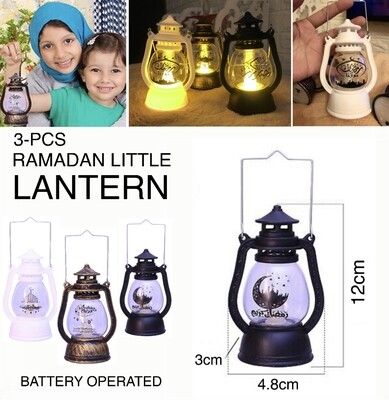 3Pcs Ramadan Lantern