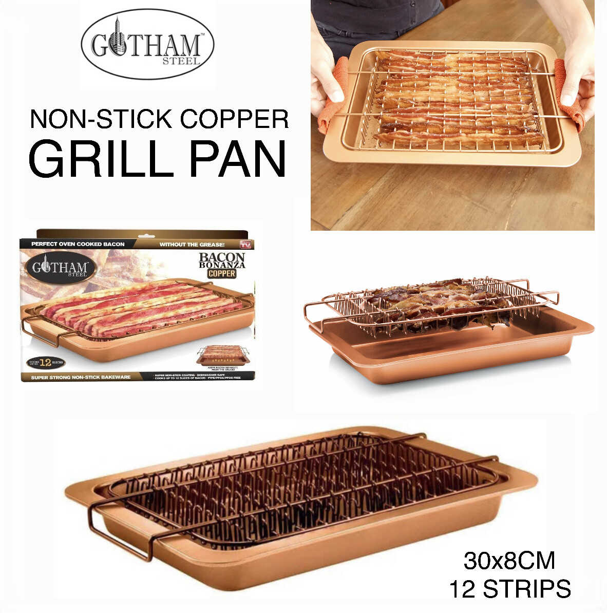 Copper Grill Pan