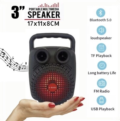3” Portable Speaker (Buy 1 get 1 Free)