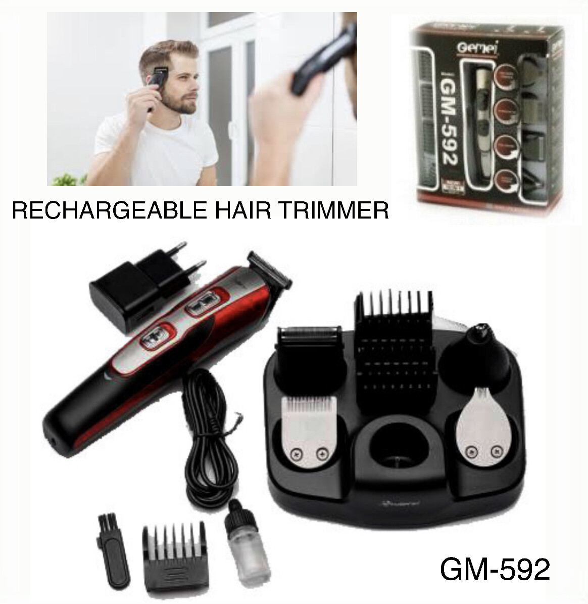 Hair Trimmer GM-592