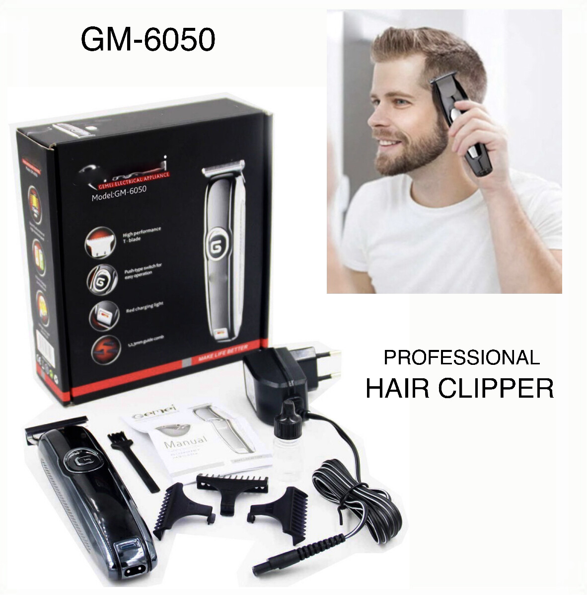 Hair Clipper GM-6050