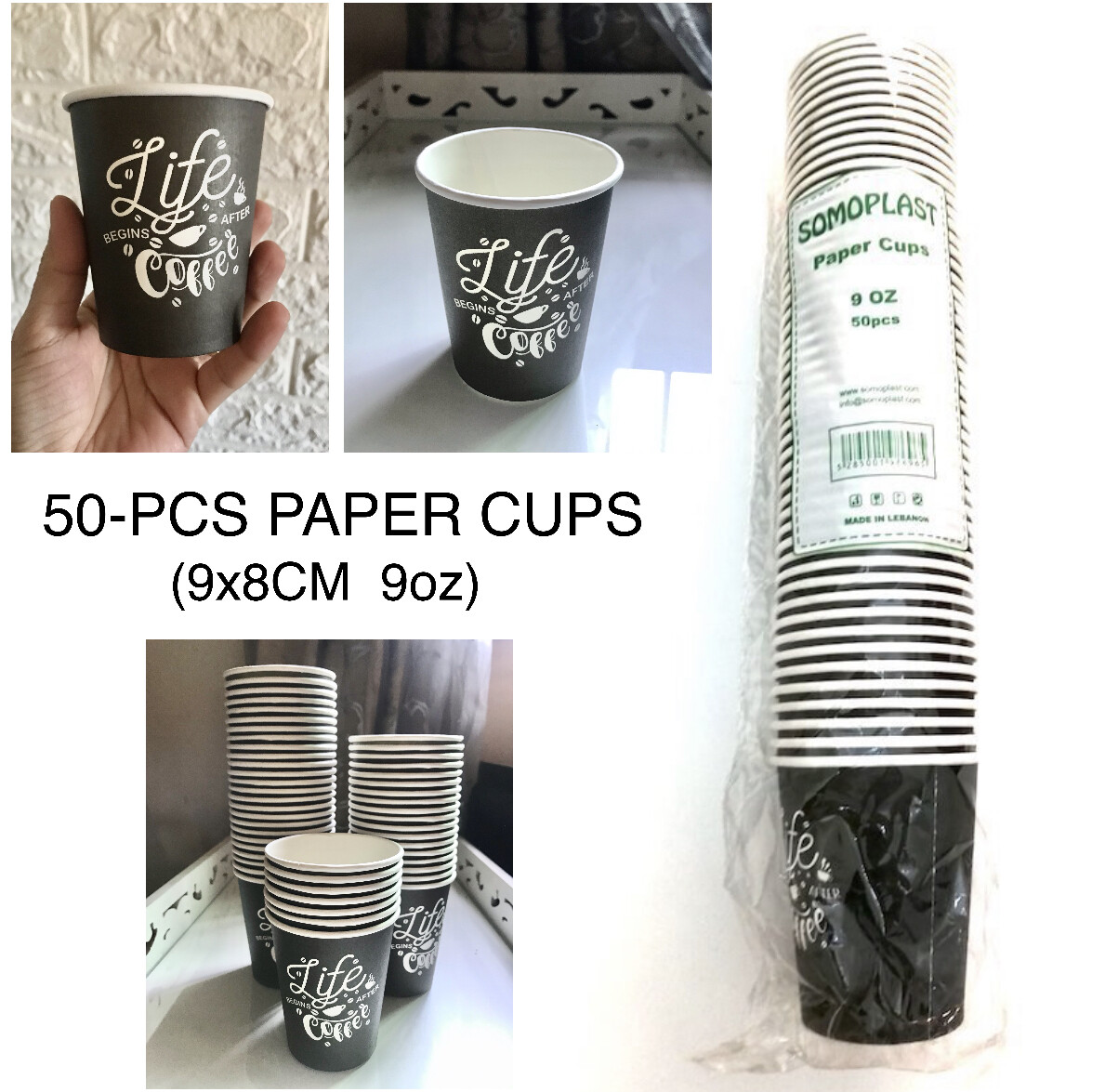 50-Pc Paper Cups