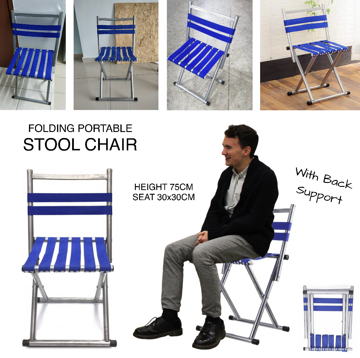 Folding Stool Chair