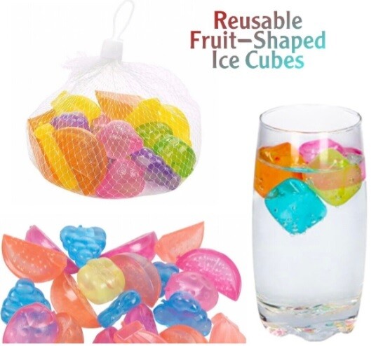 Fruit Shaped Ice Cubes