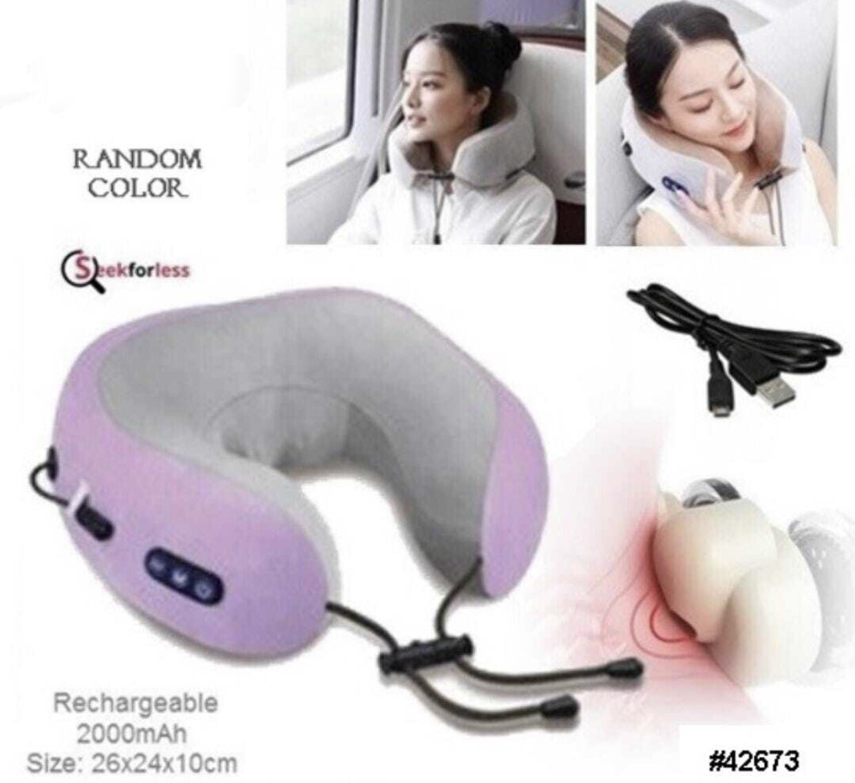 U-Shaped Massage Pillow