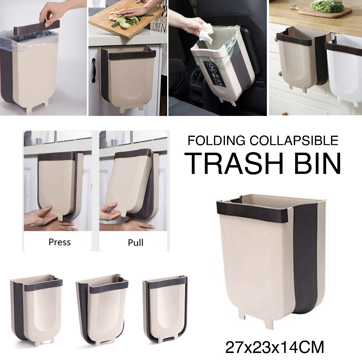 Collapsible Trash Bin