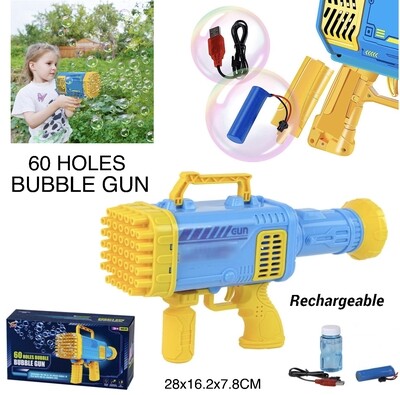Rechargeable Bubble Gun