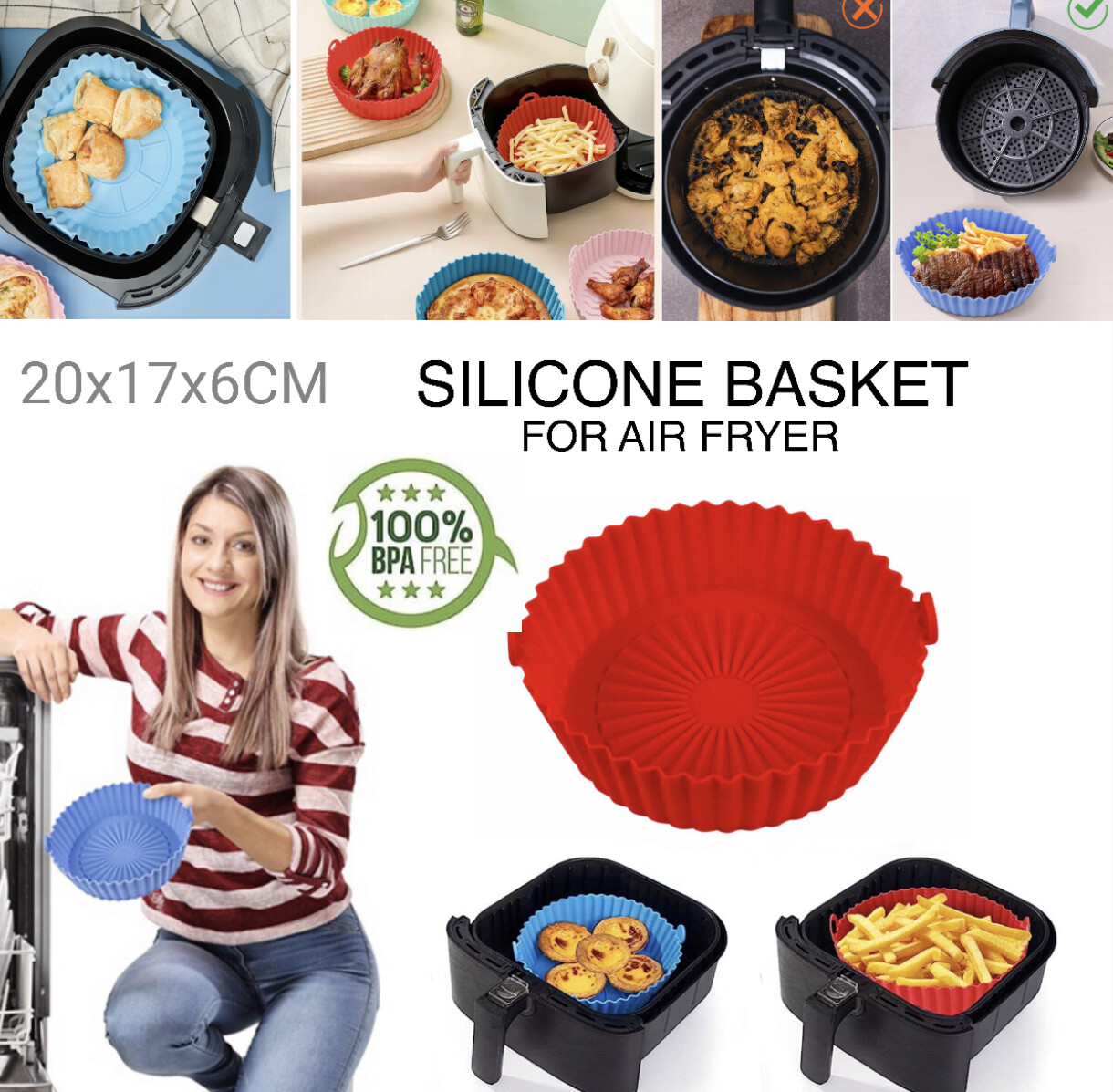 Air Fryer Silicone Basket