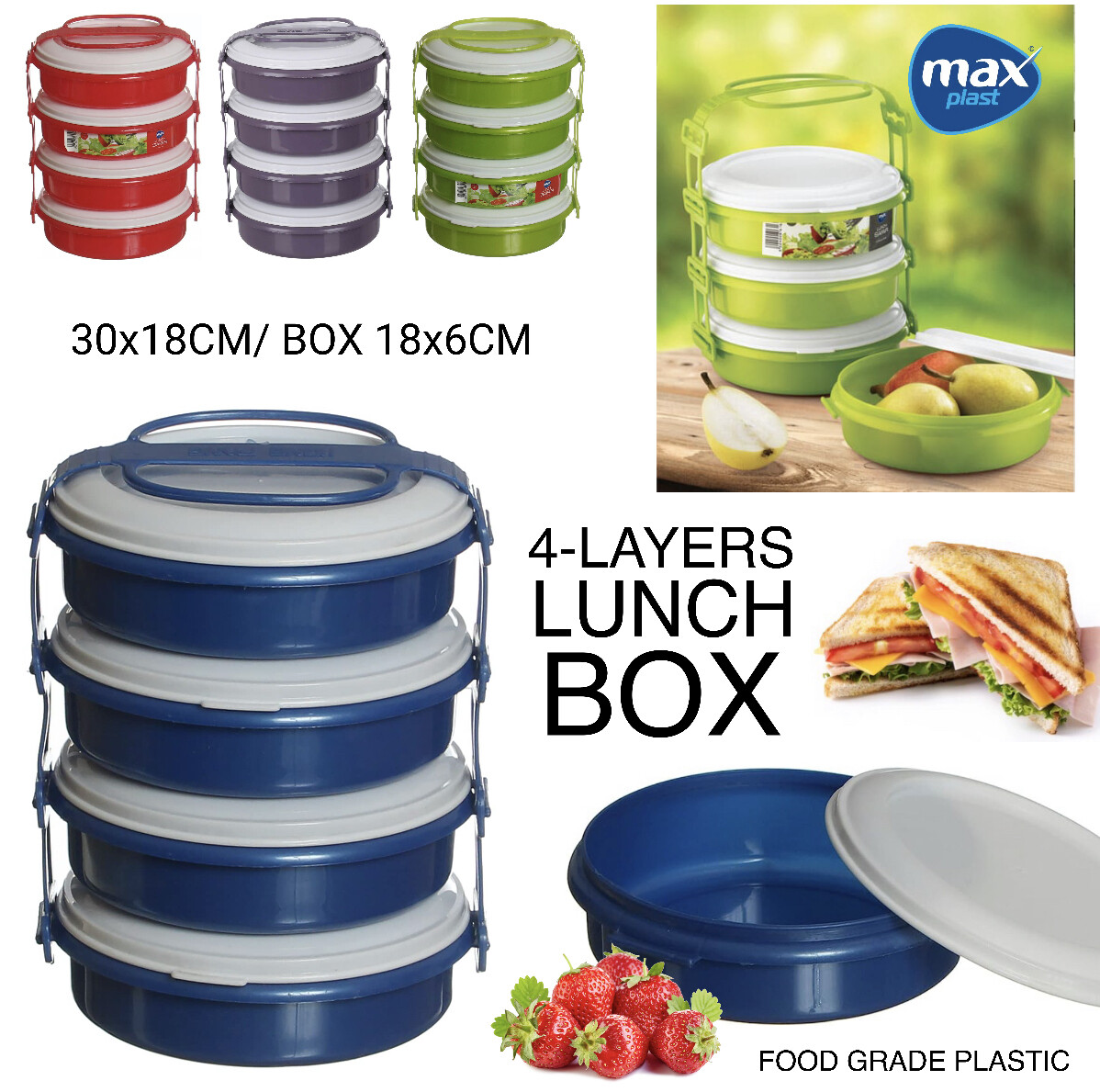4-Layer Lunch Box