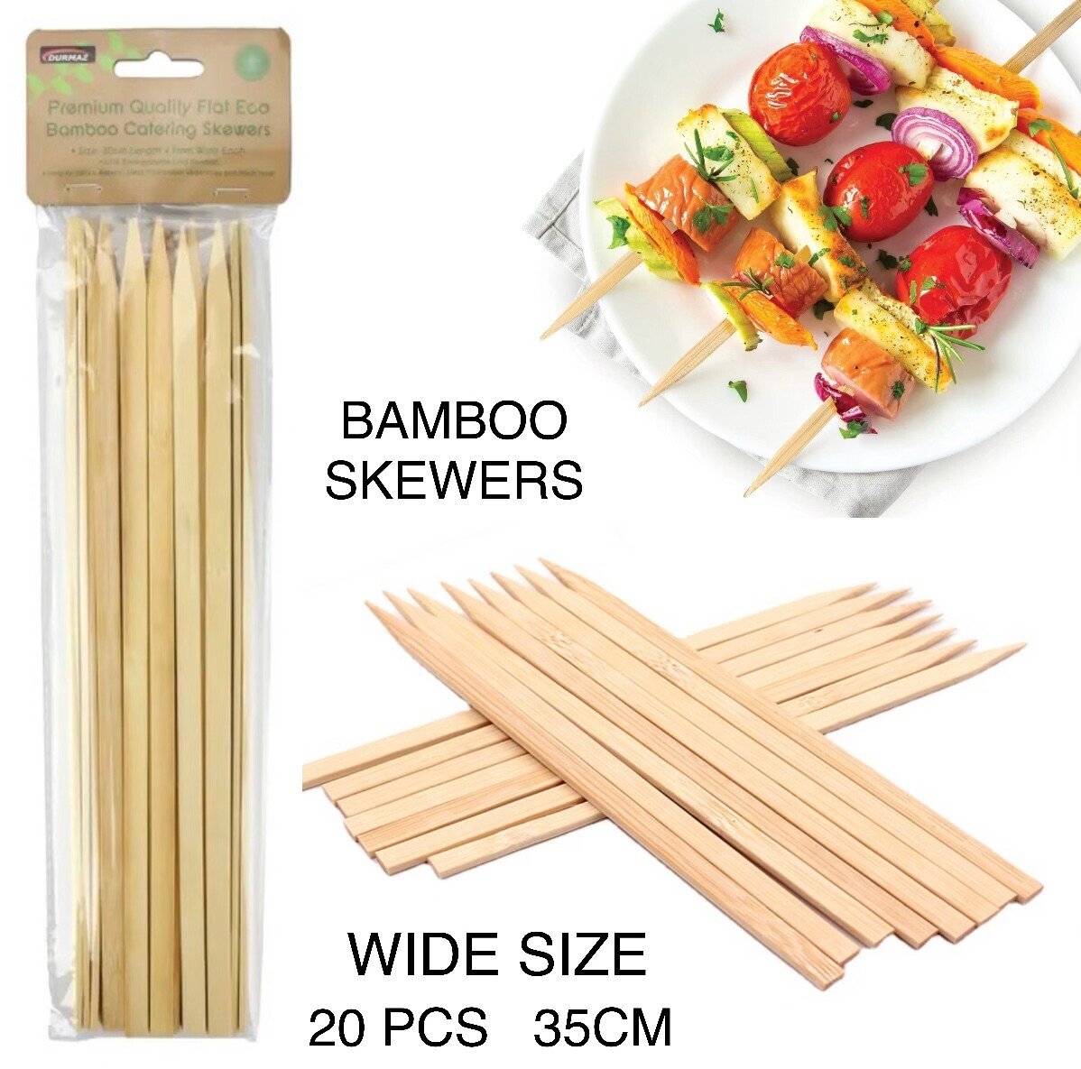 Wide Bamboo Skewers