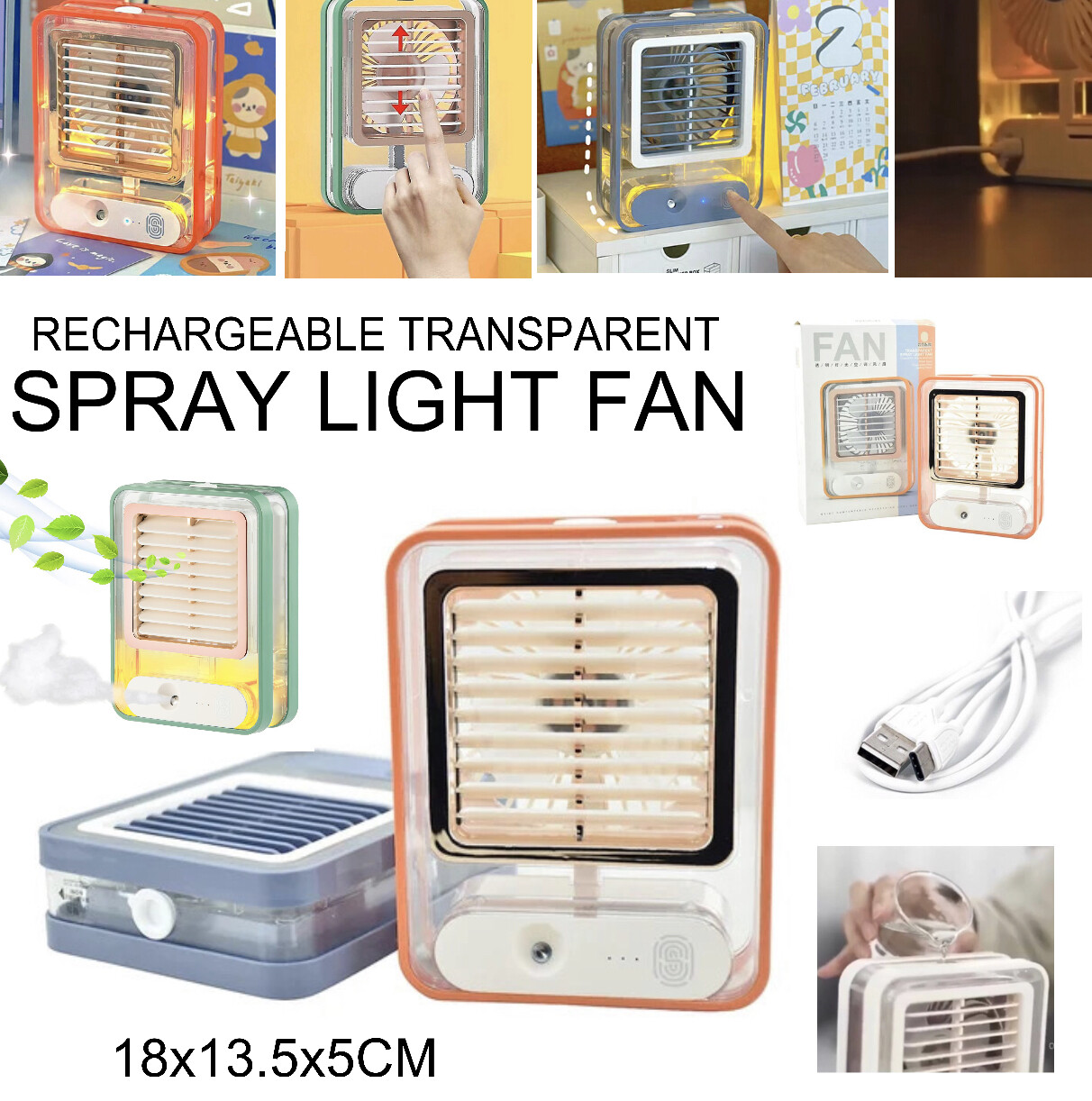 Spray Light Fan