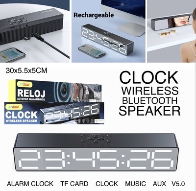 Clock Wireless Speaker