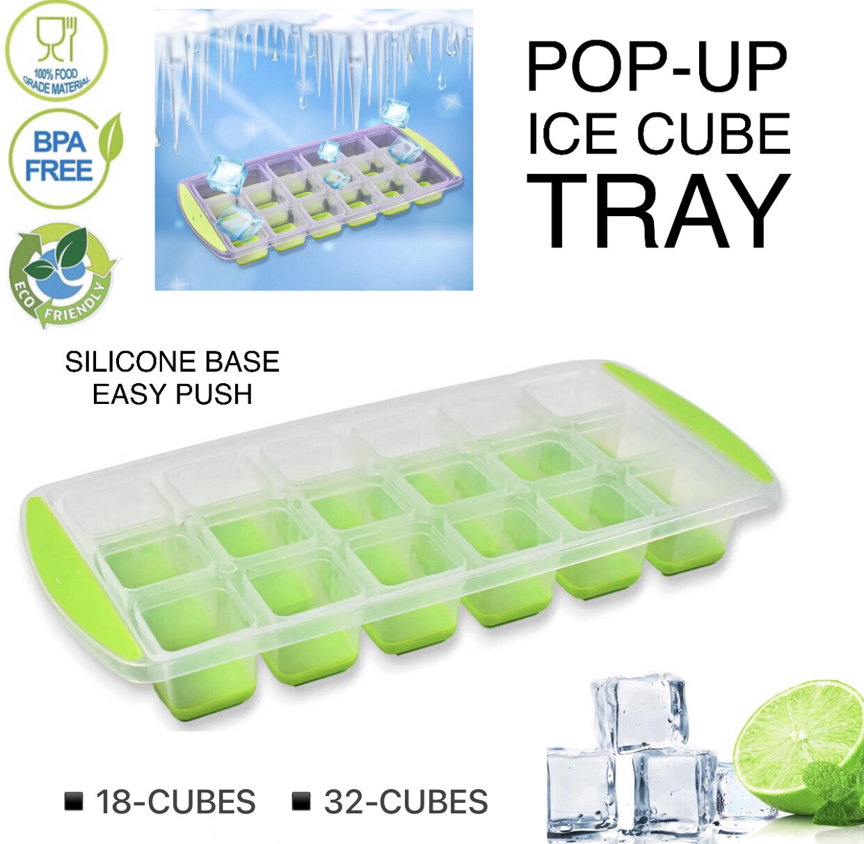 Pop-Up Ice Tray