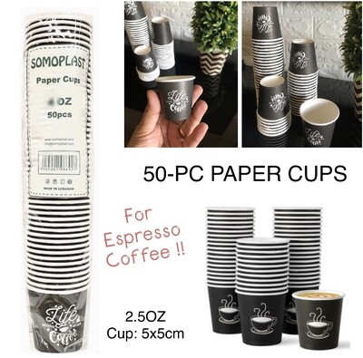 50-Pc Espresso Cups