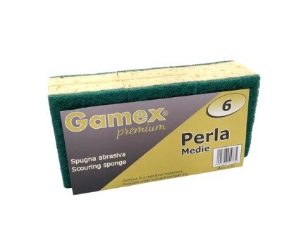 Gamex Premium Scouring Sponge Perla Medie X6