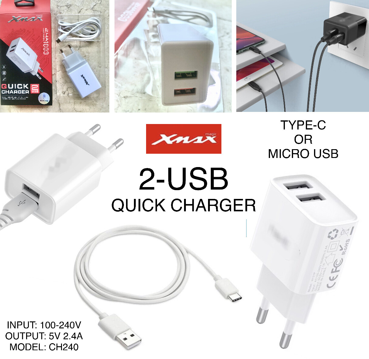 2-USB Charger