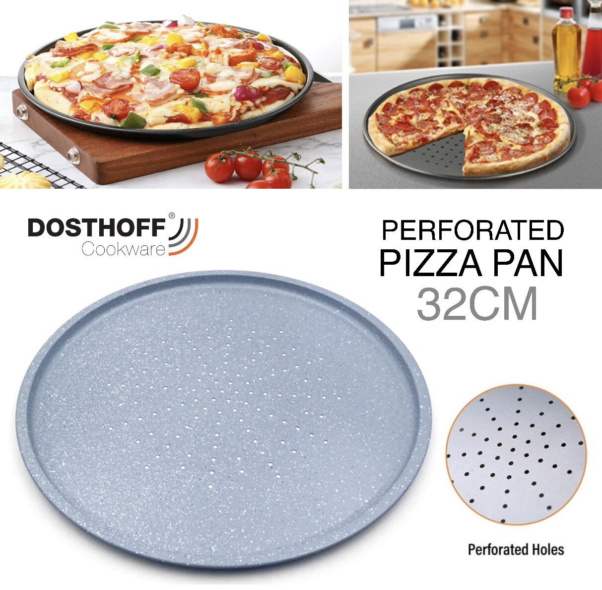 Perforated Pizza Pan