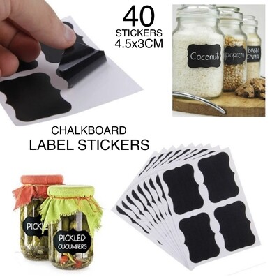 40 Chalkboard Labels