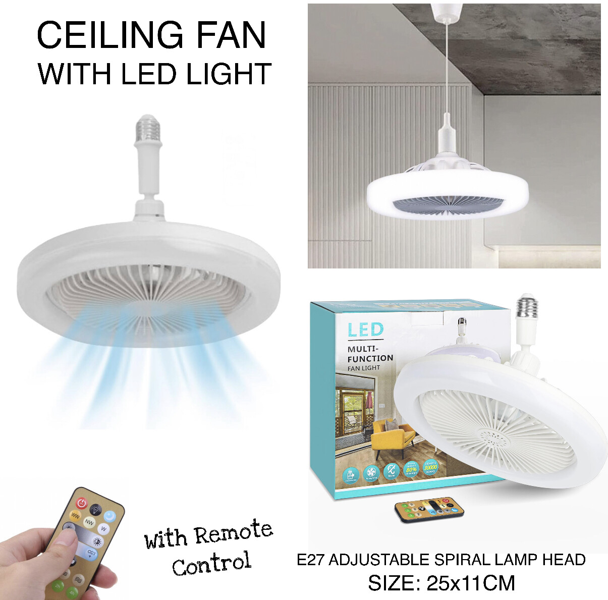 Ceiling LED Fan