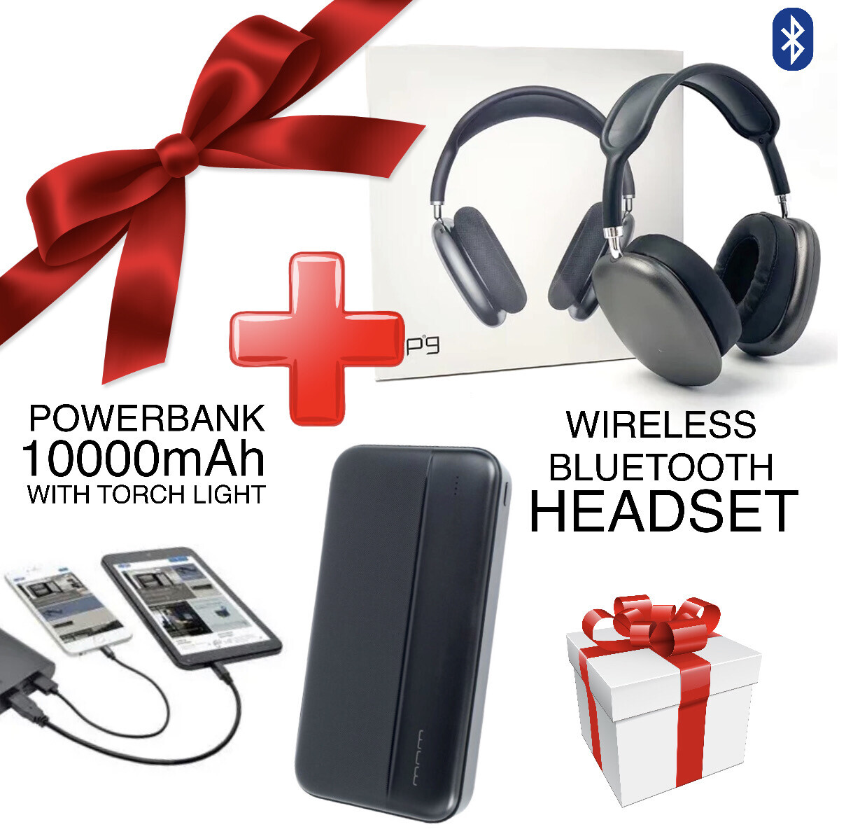 Powerbank + Headset
