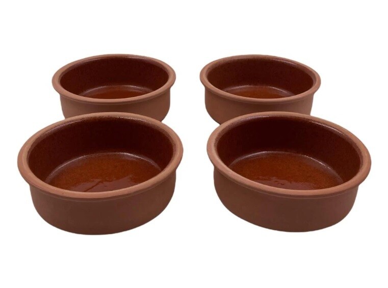 Set of 4 Clay Bowls 14x 4.5cm