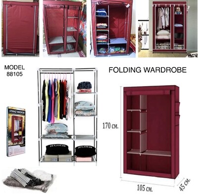 Storage Wardrobe (88105) Black