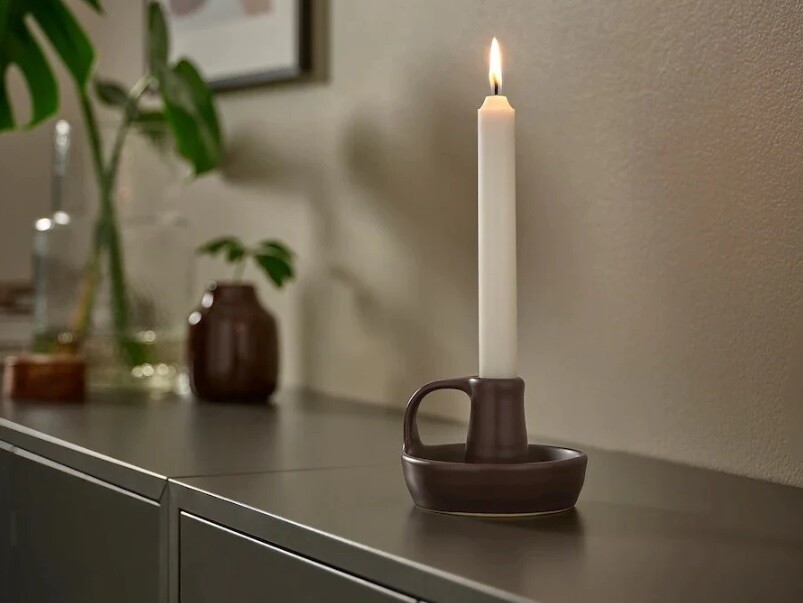 Dosthoff Brown Candle Holder
