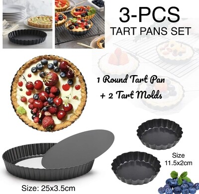 Tart Pan + 2 Molds