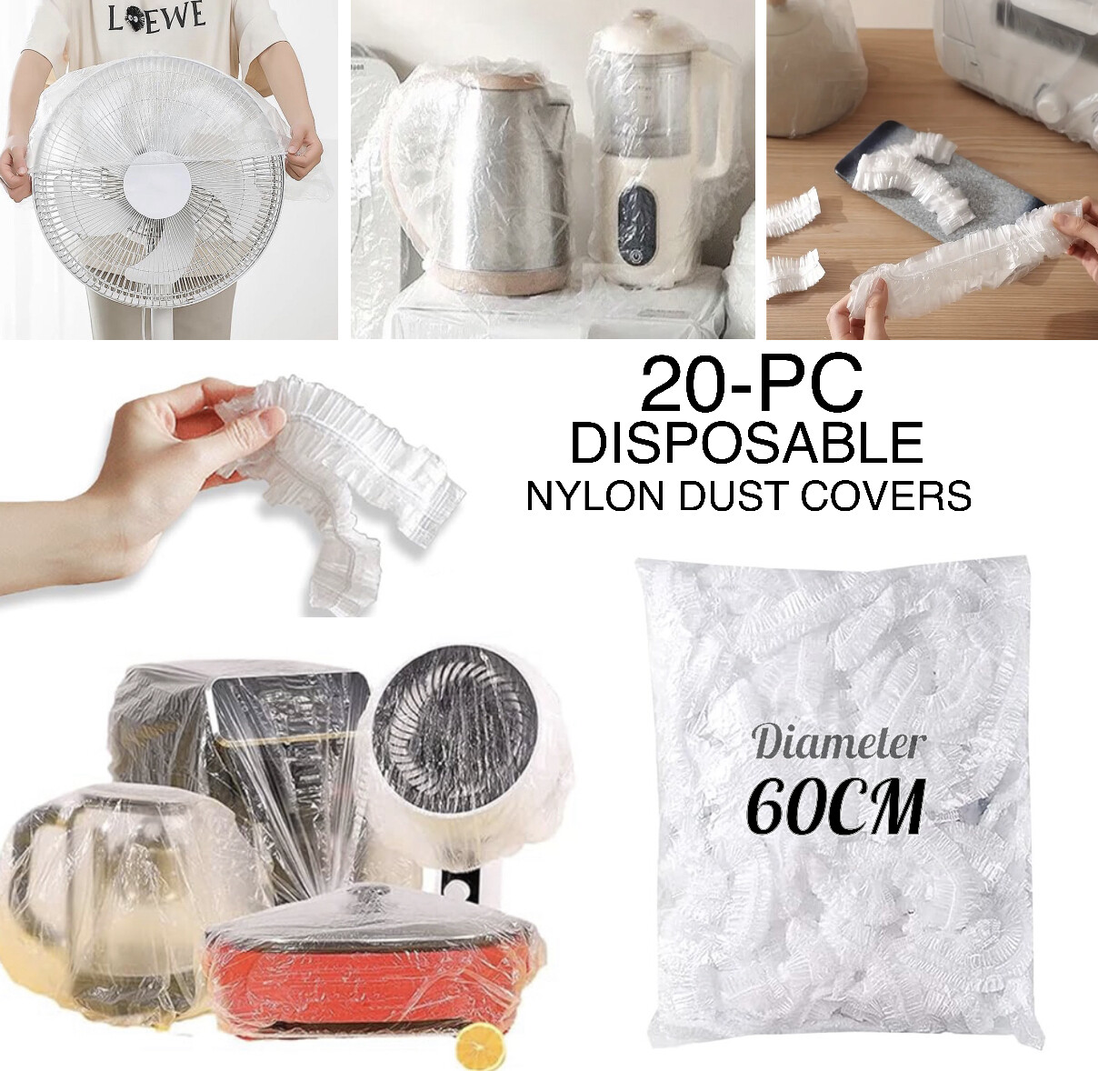 20-Pc Dust Covers