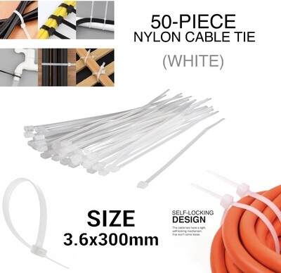 Nylon Cable Tie -White