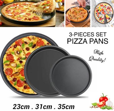 3-Pcs High Quality Pizza Pans