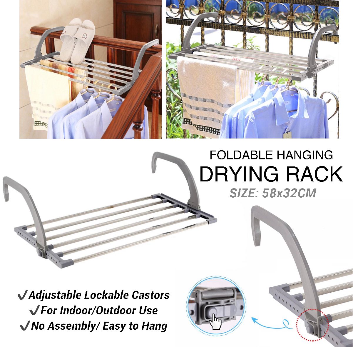 6 Tier Herb Drying Rack - Mesh Hanging Dryer With Pruning Shear For Garden Herbs