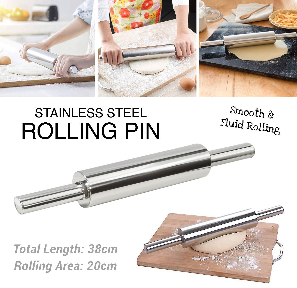 Stainless Rolling Pin
