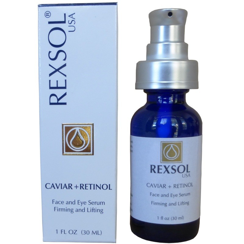 REXSOL CAVIAR + RETINOL Face and Eye Serum Firming and Lifting