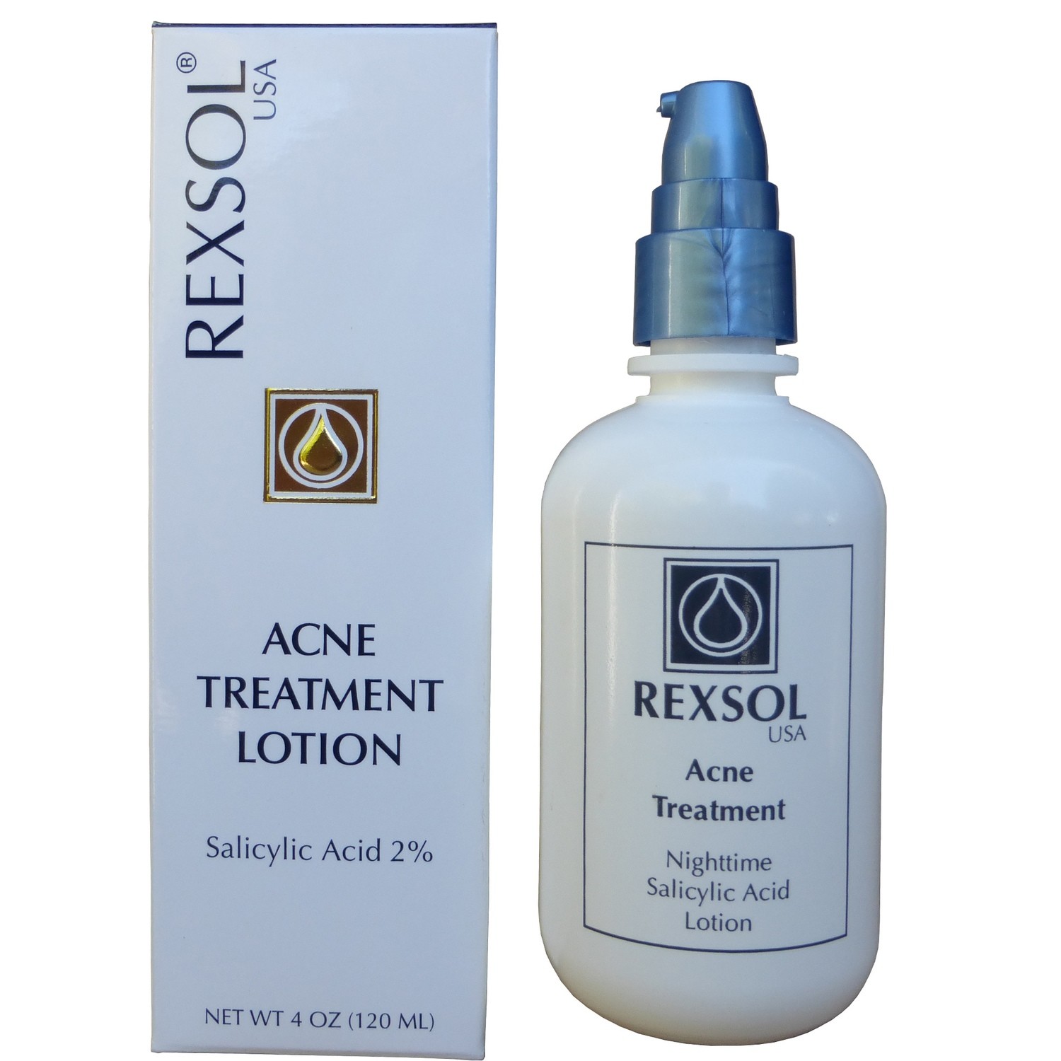 REXSOL Acne Treatment Lotion Nighttime Salicylic Acid Lotion