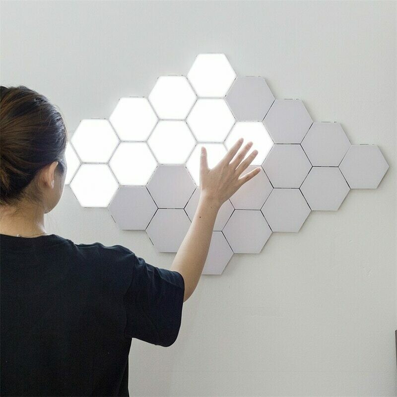 Modern LED Night Light Dimming Quantum Night Lamp Modular Touch Sensitive Lighting Night Lamp Magnetic DIY Indoor Bedroom Decoration