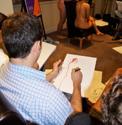 Life Drawing Class (With Female Model)