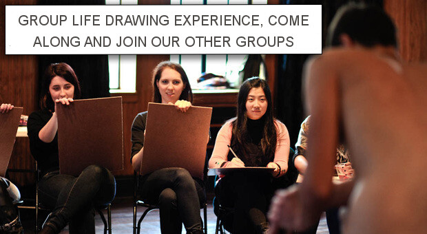 Drink 'n' Draw Hosted Life Drawing Party