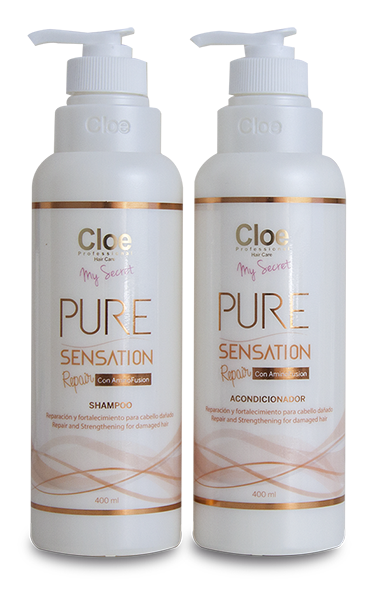 Shampoo/Acondicionador Cloe Pure Sensation Repair 400 ml