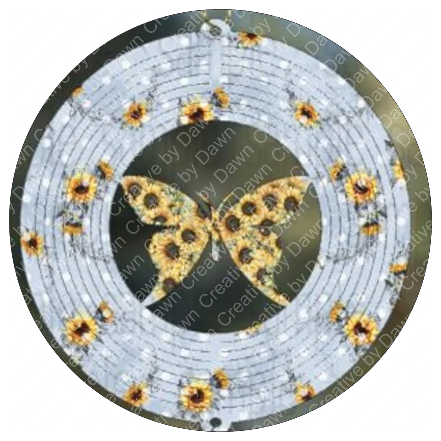 Wind Spinners Butterfly Cutout