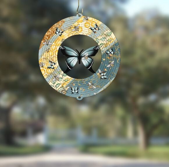 Wind Spinners Butterfly Cutout