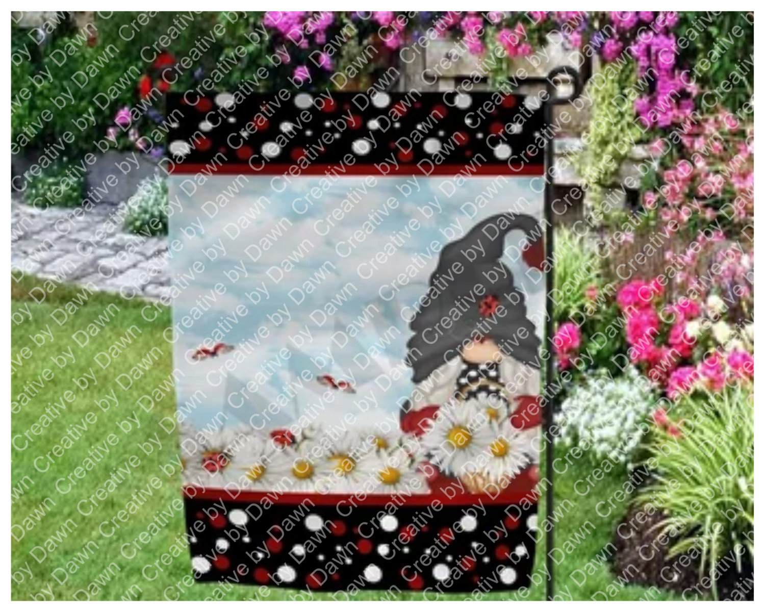 Gnome Garden Flags