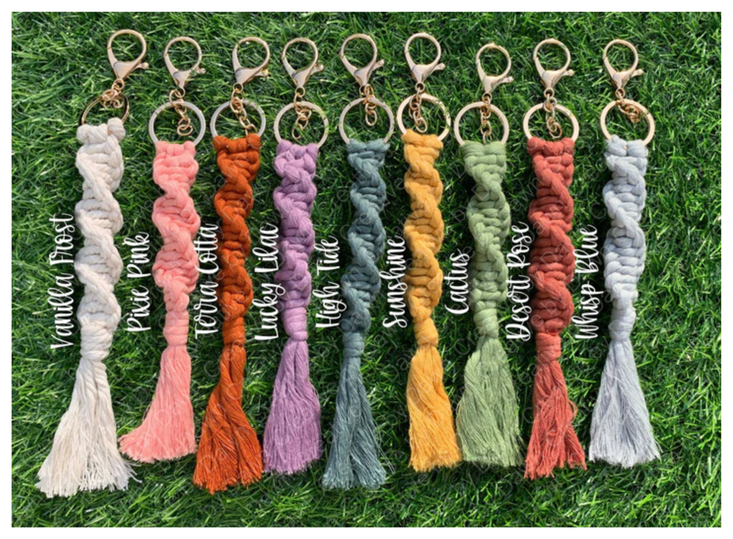 Macrame Tassel Keychain