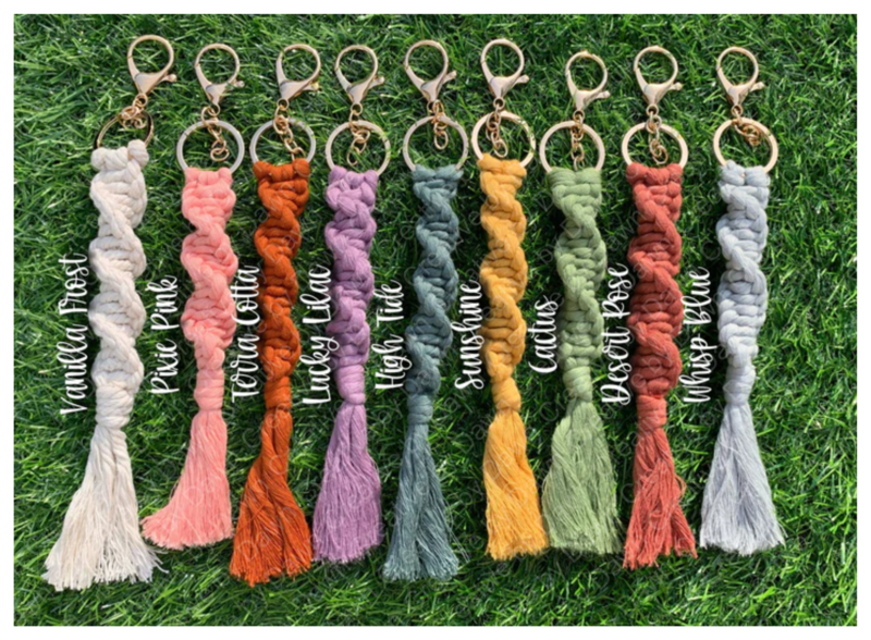 Macrame Tassel Keychain